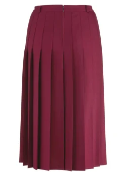 Rock mit figurgünstigen Rundumfalten