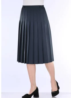 Rock mit figurgünstigen Rundumfalten