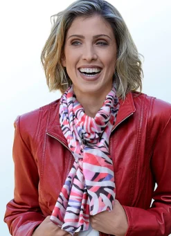 Schal mit Fantasiedessin