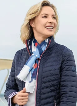 Schal mit Punktedessin