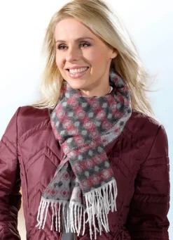 Schal mit Rautendessin