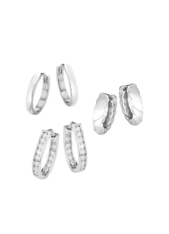 Schmuckset, 3-teilig, aus drei Paar Creolen