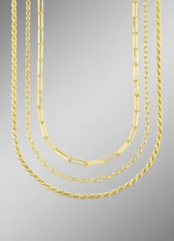 Schmuckset, 3-teilig, aus drei Halsketten