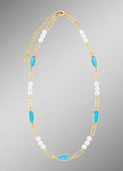 Schmuckset, 3-teilig, aus Messing mit Kristallsteinen