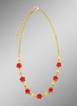 Schmuckset, 3-teilig, im Blumendesign