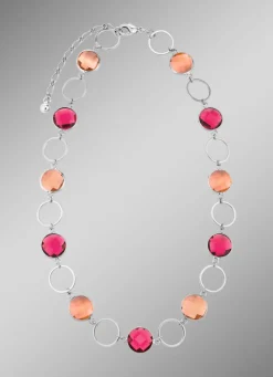 Schmuckset, 3-teilig, mit Kristallsteinen