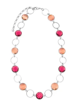 Schmuckset, 3-teilig, mit Kristallsteinen