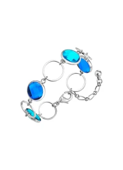 Schmuckset, 3-teilig, mit Kristallsteinen