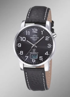 Schöne Herren-Lederarmbanduhr