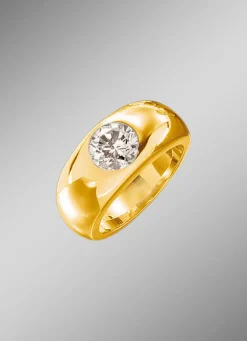 Schwerer Herrenring aus massivem Gold