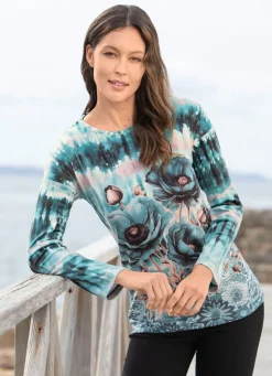 Shirt in Batik-Optik