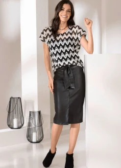 Shirt in Häkel-Optik