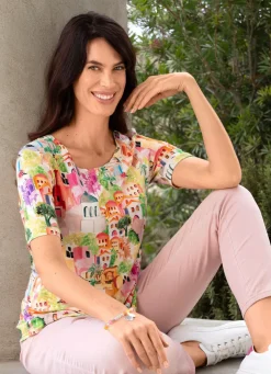 Shirt mit Allover-Druck