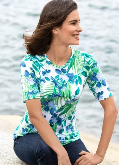 Shirt mit Alloverdruck