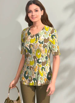 Shirt mit Allover-Druck