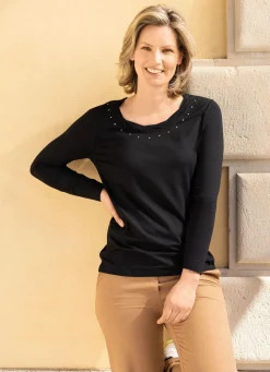 Shirt mit charmanter Verarbeitung in 2 Farben