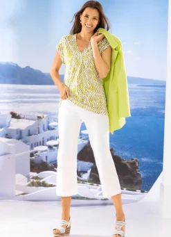 Shirt mit Faltenlegung im Vorderteil