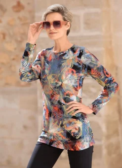 Shirt mit farbbrillantem Druck