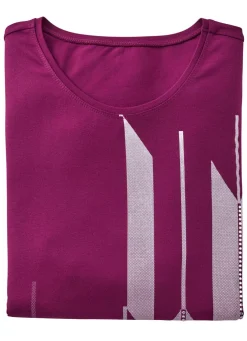 Shirt mit Kontrastdruck