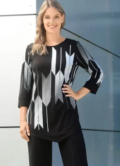 Shirt mit Kontrastdruck