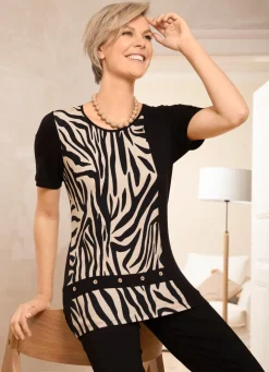 Shirt mit Kontrasteinsatz