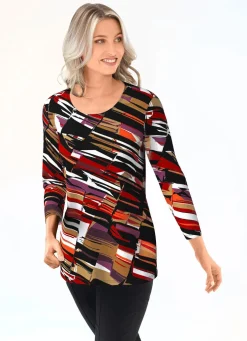 Shirt mit 3/4-langen Ärmeln