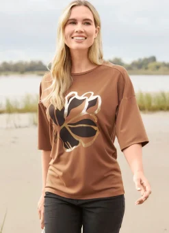 Shirt mit Motiv-Druck