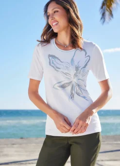 Shirt mit Plättchenzier