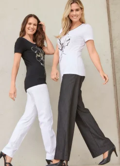 Shirt mit Plättchenzier