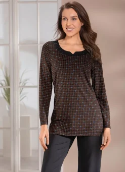 Shirt mit raffiniertem Halsausschnitt