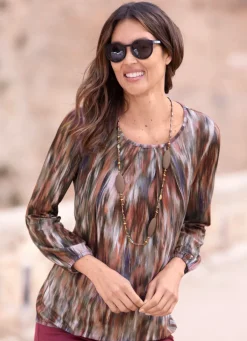 Shirt mit rundem Halsausschnitt