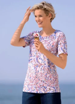 Shirt mit rundem Halsausschnitt