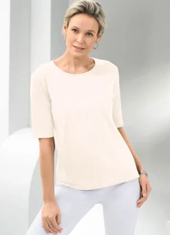 Shirt mit rundem Halsausschnitt in 10 Farben