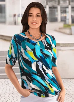 Shirt mit rundem Halsausschnitt