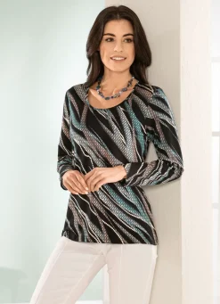 Shirt mit Rundhalsausschnitt