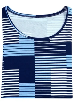 Shirt mit Rundhalsausschnitt in 3 Farben