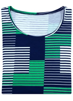 Shirt mit Rundhalsausschnitt in 3 Farben