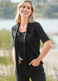 Shirt mit Schluppe in 3 Farben