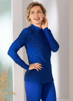 Shirt mit Stehkragen in 5 Farben