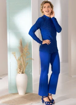 Shirt mit Stehkragen in 5 Farben