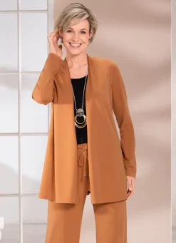 Shirtjacke in verschlussloser Form in 4 Farben