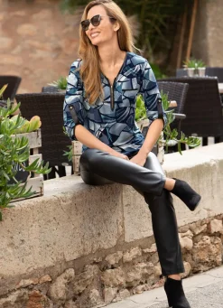 Shirt-Tunika mit Brusttaschen