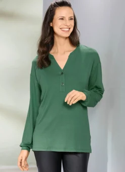 Shirt-Tunika mit Elastan