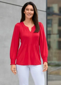 Shirt-Tunika mit Elastan