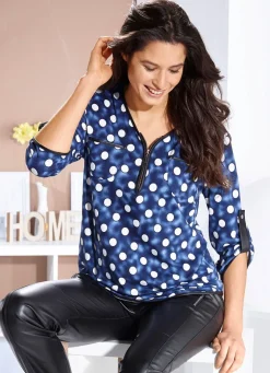 Shirt-Tunika mit V-Ausschnitt