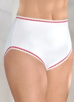 Siebenerpack Slips mit Kontrastabschlüssen