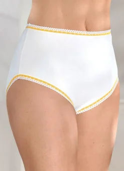 Siebenerpack Slips mit Kontrastabschlüssen