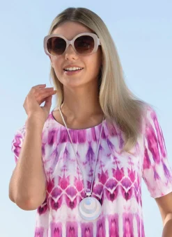 Silberfarbene Schlangenkette mit Anhänger