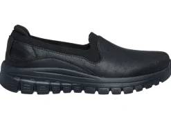 SKECHERS, klassiche Damen-Slipper, aus Synthetik und elastischem Strick-Material