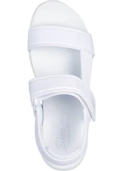 SKECHERS Sandale aus dehnbarem Textilmaterial